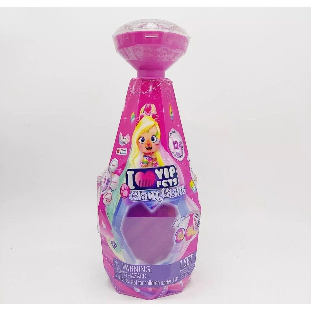VIP Pets Glam Gem Doll Series 5 Include 9 Surprises Inside